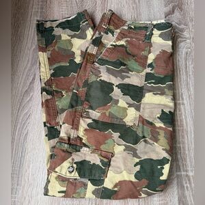 Anthropologie Camo Cargo Pants